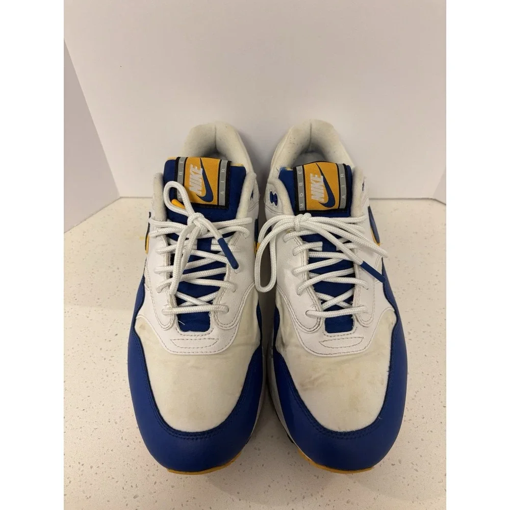 Nike Air Max 1 SE 'Windbreaker' 2019 Size 9 Blue Yellow White Low Top